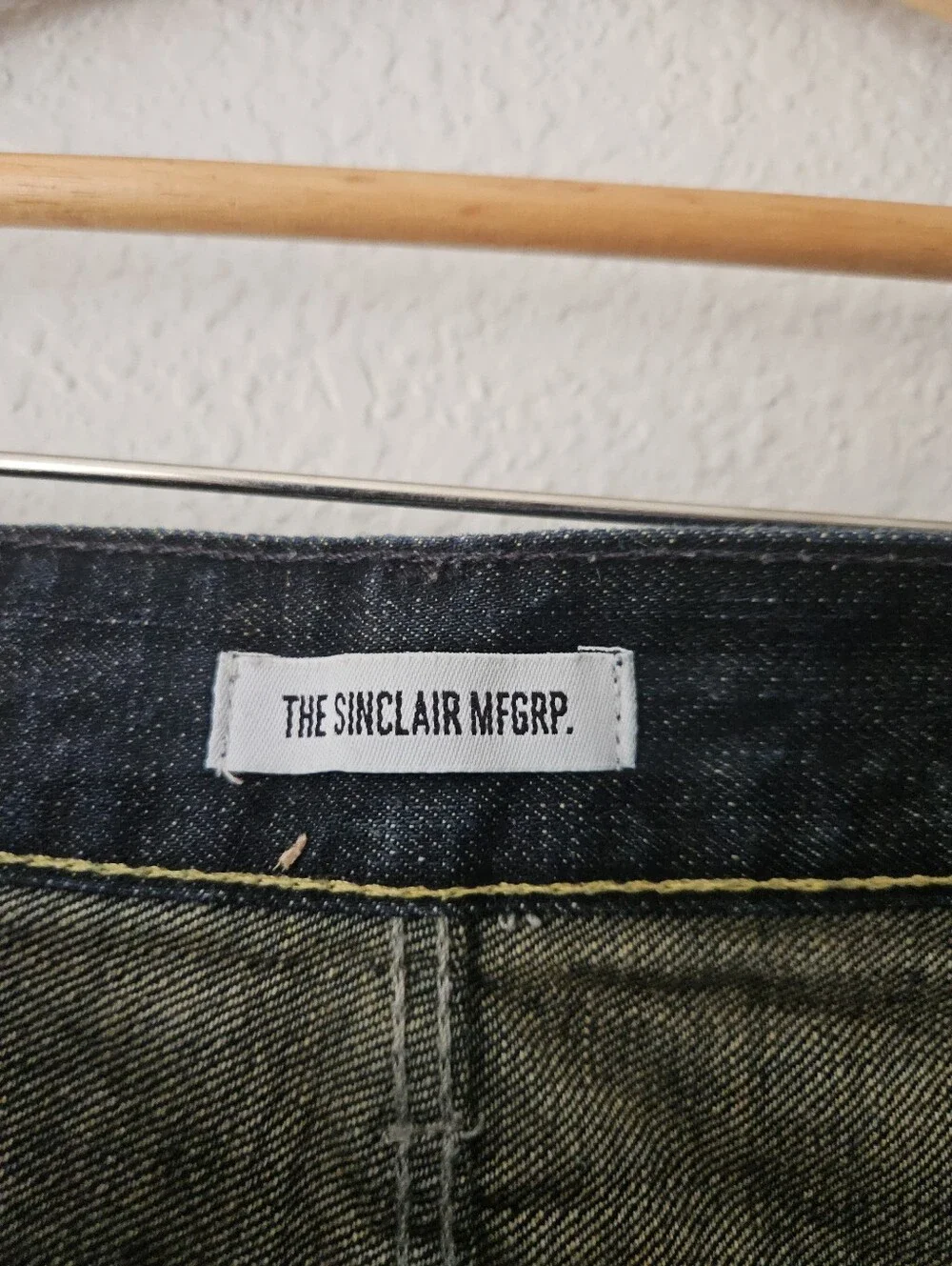 the sinclair MFGRP. thiel dark wash straight leg jeans, 31 100% cotton - Picture 3 of 9